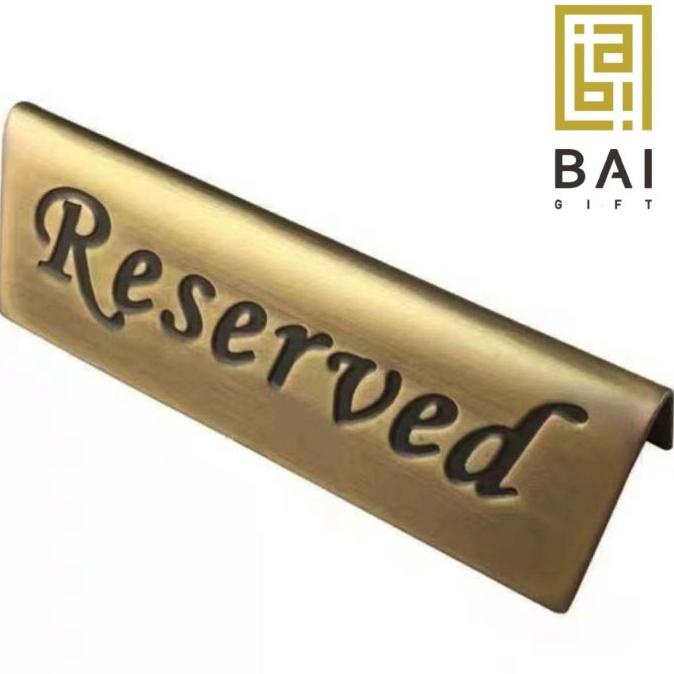 

Table Reserved Sign Reception Seating Signs Double Side Sign