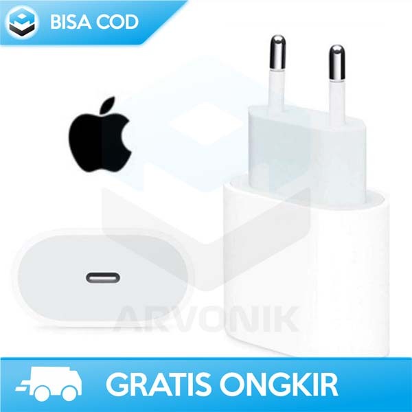 CAS IPHONE ORIGINAL USB TYPE C FAST CHARGER 20W UNIVERSAL AC100 WHITE