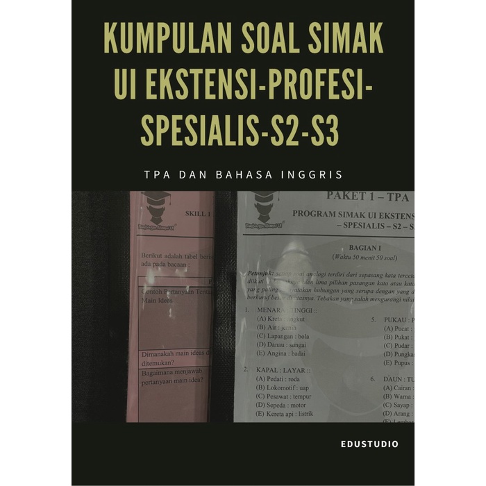 Terlaris Soal Ujian Simak Ui Universitas Indonesia Ekstensi Pascasarjana S2 S3