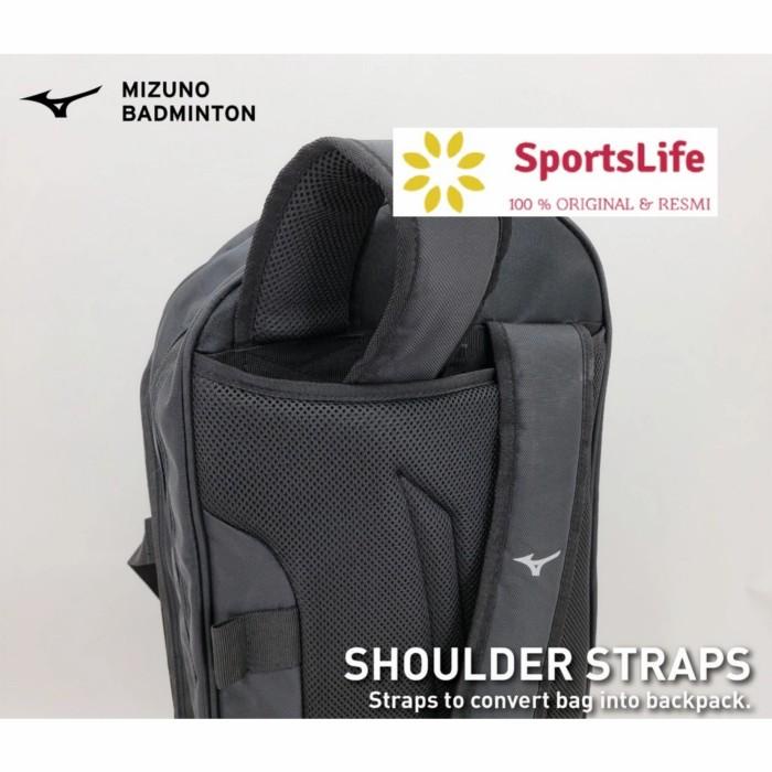 TAS BADMINTON MIZUNO BLACK SERIES 2. 2 2DUFFLE BAG ORIGINAL