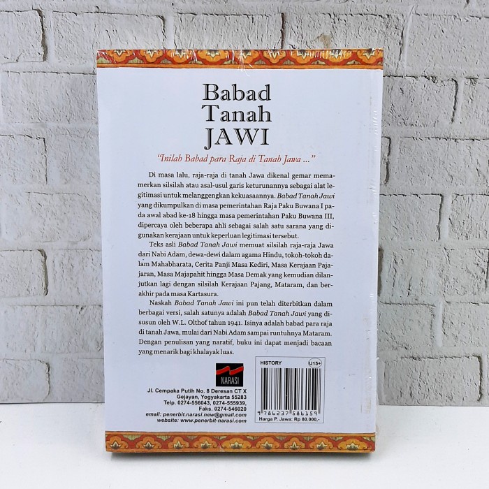 Promo Babad Tanah Jawi Mulai Dari Nabi Adam Sampai Tahun 1647 Terlaris