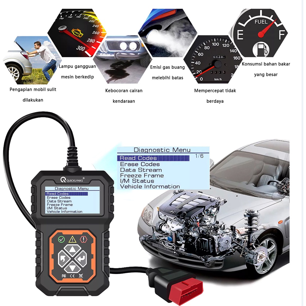 OBD2 Scanner Mobil Car Scanner OBD2 JOBD EOBD Alat Scanner Mobil Car Diagnostic Tool Car Diagnostic Scanner Alat Diagnostik Mobil Obd Mobil Diagnostik Scanner Kesalahan Diagnostik Scanner Pembaca Kode Mobil Auto Scanner Mobil Motor Kendaraan Injeksi