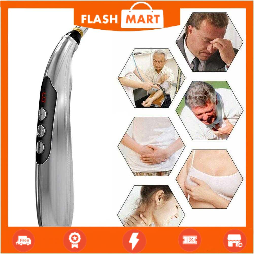 FLASHMART Alat Akupuntur Magnetic Therapy Pen Massager 9 Gears - W-912R