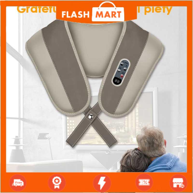 FLASHMART Alat Simulasi Pijat Elektrik Cervical Massage Shawl - QK-701