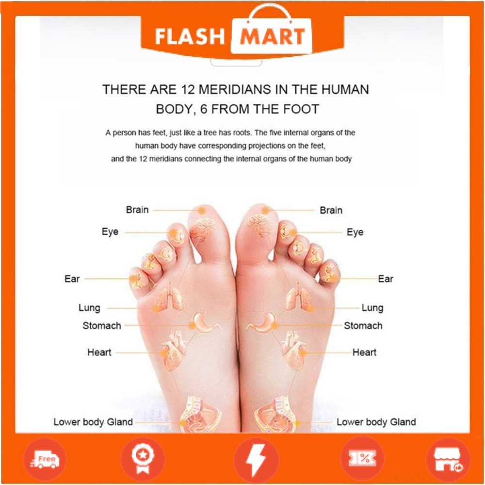 FLASHMART Alat Pijat Kaki Elektrik Foot Massager Mat 9 Speed Rechargeable - EMS6