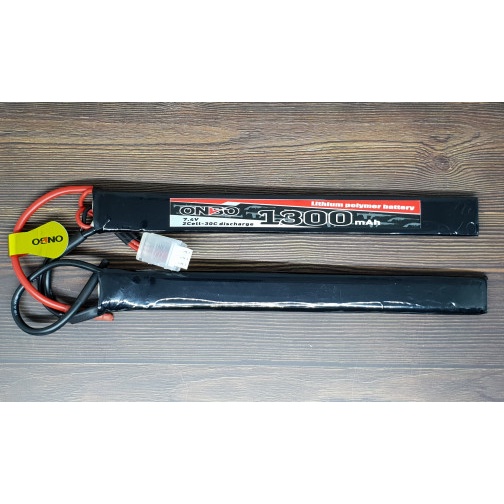 Sugus Lipo 2s 7.4v 1300mah 30-60c 2packs Airsoft Onbo Power