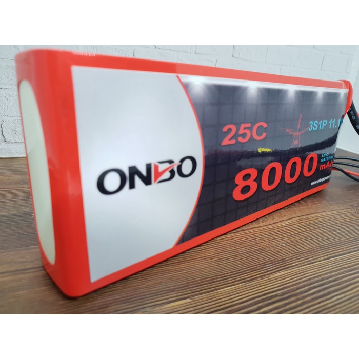 Lipo battery 3s 11.1v 8000mah 25c Onbo Power