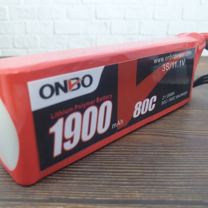 Lipo Battery 3s 11.1v 1900mah 80-160c Onbo Power