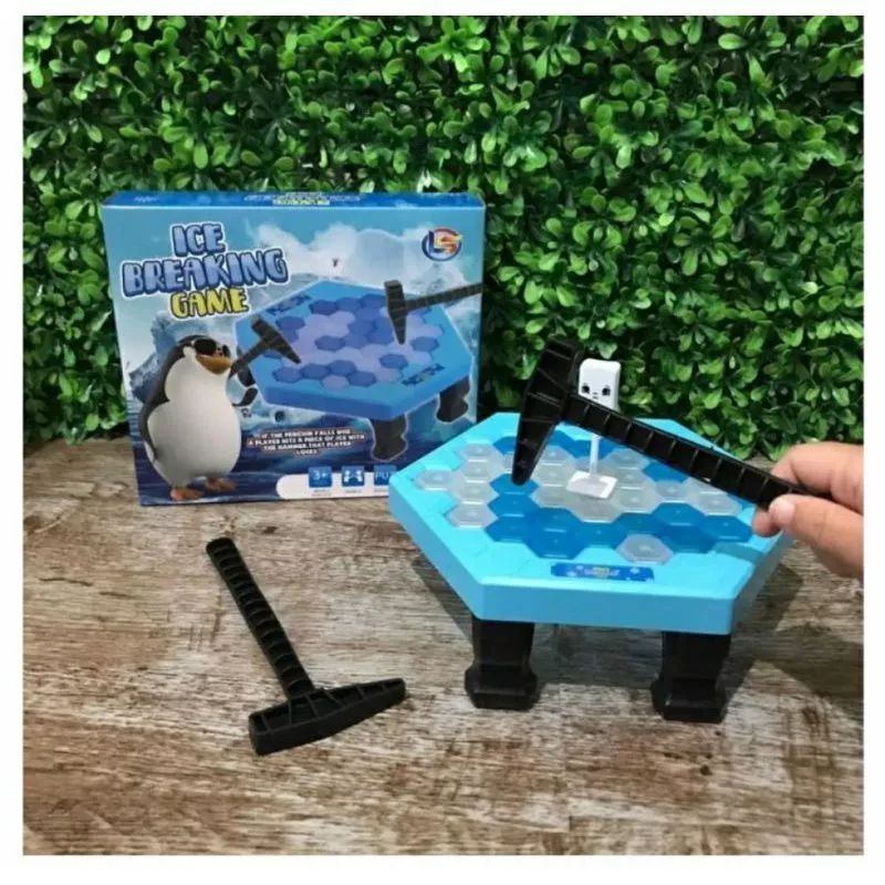 JOFESTORE88 X FerenHongXia MAINAN ANAK PENGUIN TRAP KEMASAN DUS / MAINAN SAVE PENGUIN ICE BREAKING