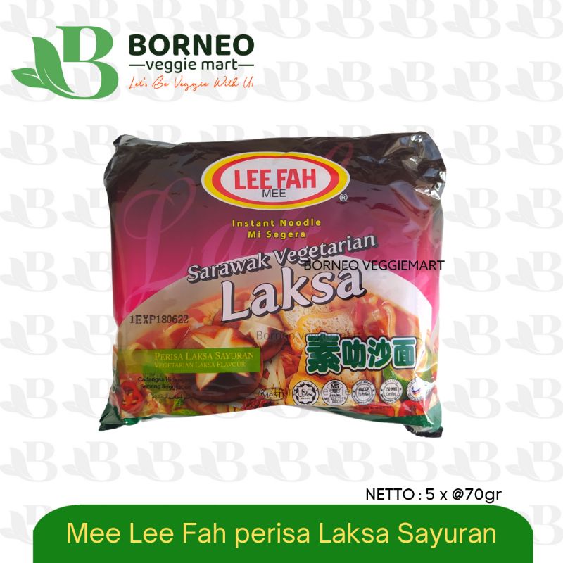 Mie Lee Fah Perisa Laksa Vegetarian