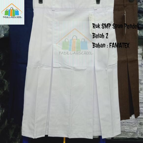 Rok Sekolah Span pendek SMP Putih Belah 2,Seragam sekolah
