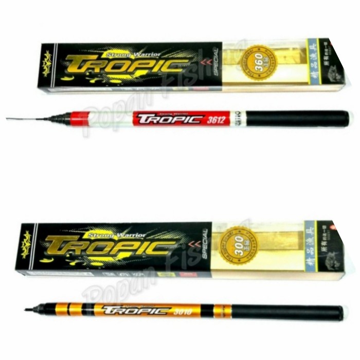 Joran Tegek Centro Tropic Ruas Pendek Carbon 240 270 300 360