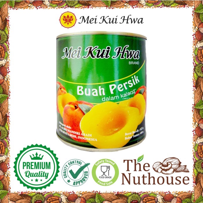 

Mei Kui Hwa - Peach Halves / Buah Persik dalam kaleng 825gr