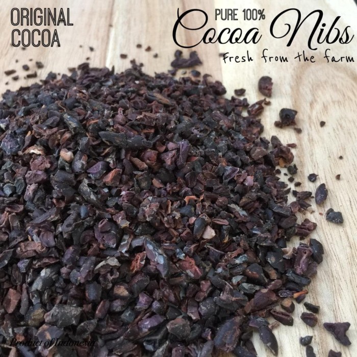 

Cocoa Nibs 250gr - Biji Cokelat Murni - Pure Cocoa