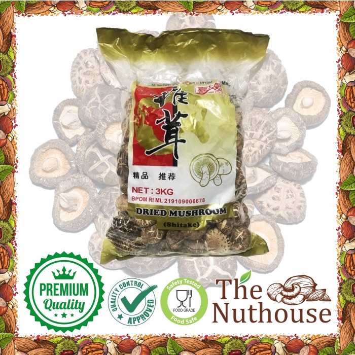 

1kg Jamur Shitake / Dried Shiitake Mushroom / Hioko / Xiang Gu Grade A