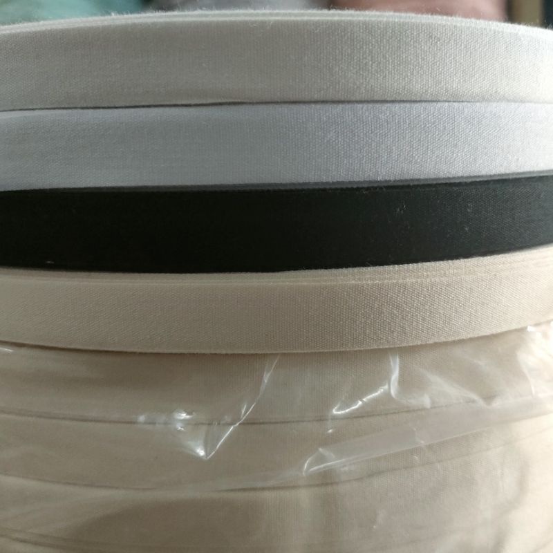

pita katun tipis/label hijab lebar 1,5cm 4 warna