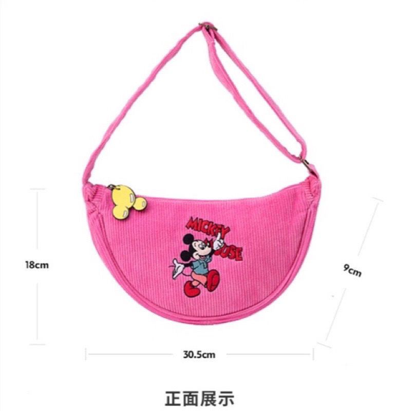 ⊕♕✹Sera  Lucu Kartun Korea Mickey dan Teman Seri Retro Tas Genggam Tas Bahu Ketiak Tas Nilai Tinggi