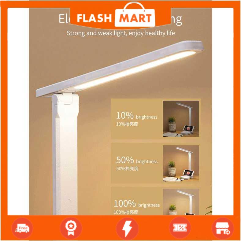 FLASHMART Lampu Meja Belajar LED Eye Protection USB Model 8W 3 Color - T302