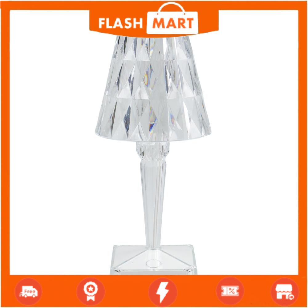 FLASHMART Lampu Meja Hias LED Acrylic Dimmable Recharge 3 in 1 Color 1W - R301