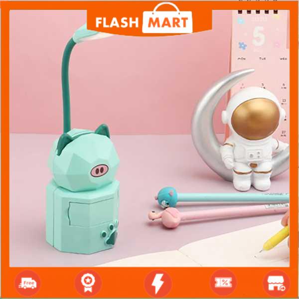 FLASHMART Lampu Meja Belajar USB Desk Lamp Desain Unik 0.6W Warm White - YC5806