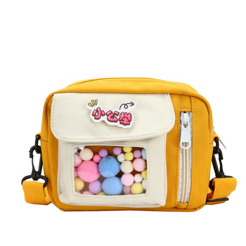 ஐ●❣Sera  Tas Baru Wanita Gaya Kuliah Jepang Lucu Lembut Gadis Siswa Tas Bahu Sastra Segar Sederhana Messenger Bag