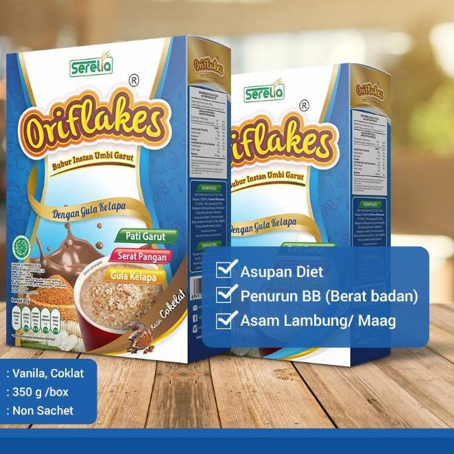 

Sale✅ORIFLAKES DIET 350GRAM/SEREAL UMBI GARUT SLIM-COKLAT-350GRAM
