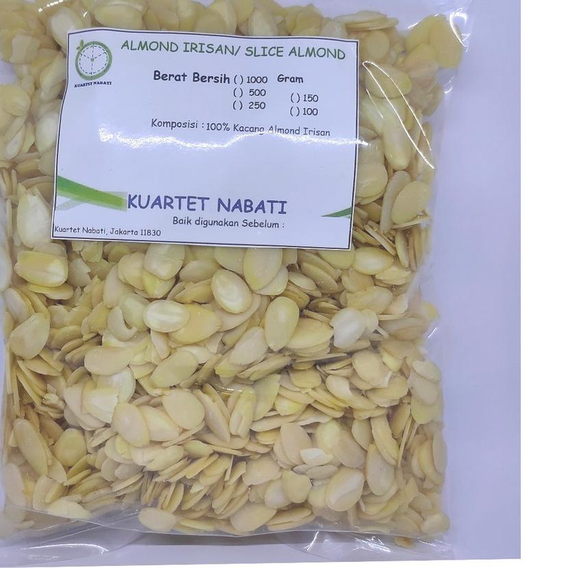 

Termurah✔️1000gr Almond Slice - Almond Irisan - Mentah/ Raw