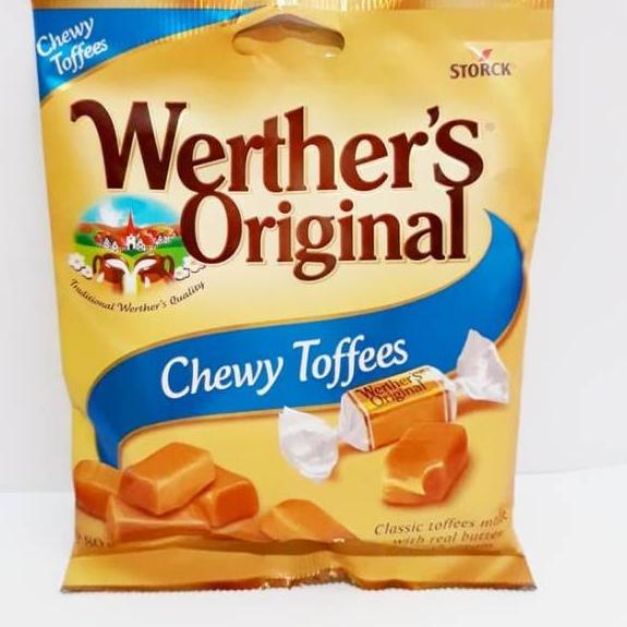 

Limited✔️⭐Storck Werther's Original Butter Cream Chewy Toffee 80gr / Permen Karamel Mentega Import