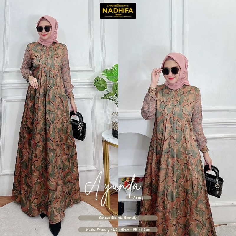 Ayunda dress / gamis cotton BY NADHIFA