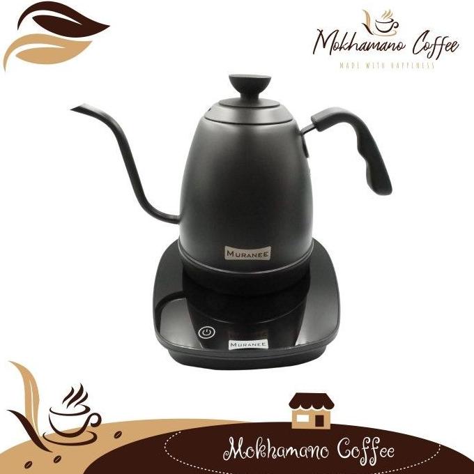 & Muranee Artisan Coffee Electric Kettle Gooseneck Teko Kopi Mk818 Yusmadell