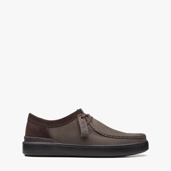 Terlaris Clarks Courtlitewally Sepatu Loafers Pria
