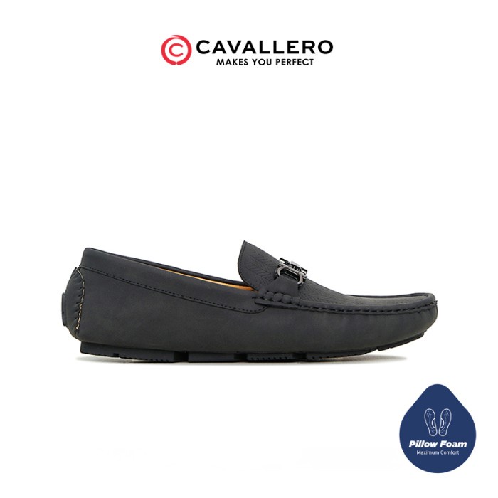 Terlaris Sepatu Pria Casual Loafers Cavallero Mariano 2 Hitam