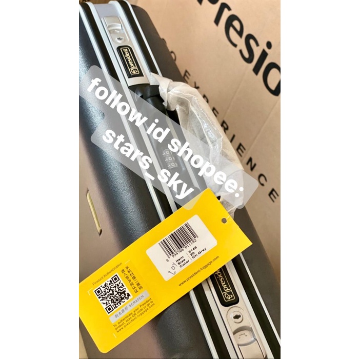 tas map dokumen 3146 president 20inch tas kantor file hardcase frame