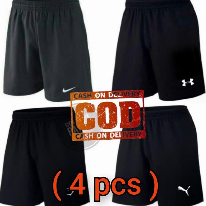 ( 4 PCS) Celana bola / Celana pendek olahraga pria / training olahraga
