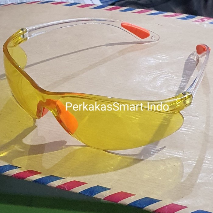 Kaca Mata Fashion Kuning Model Kings/Kacamata Fashion Kuning Safety #Original