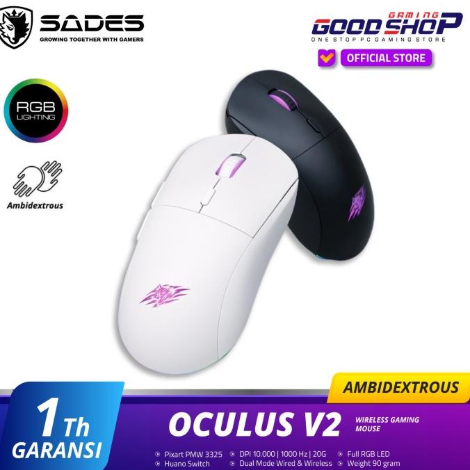 Sades Oculus V2 Wireless Gaming Mouse