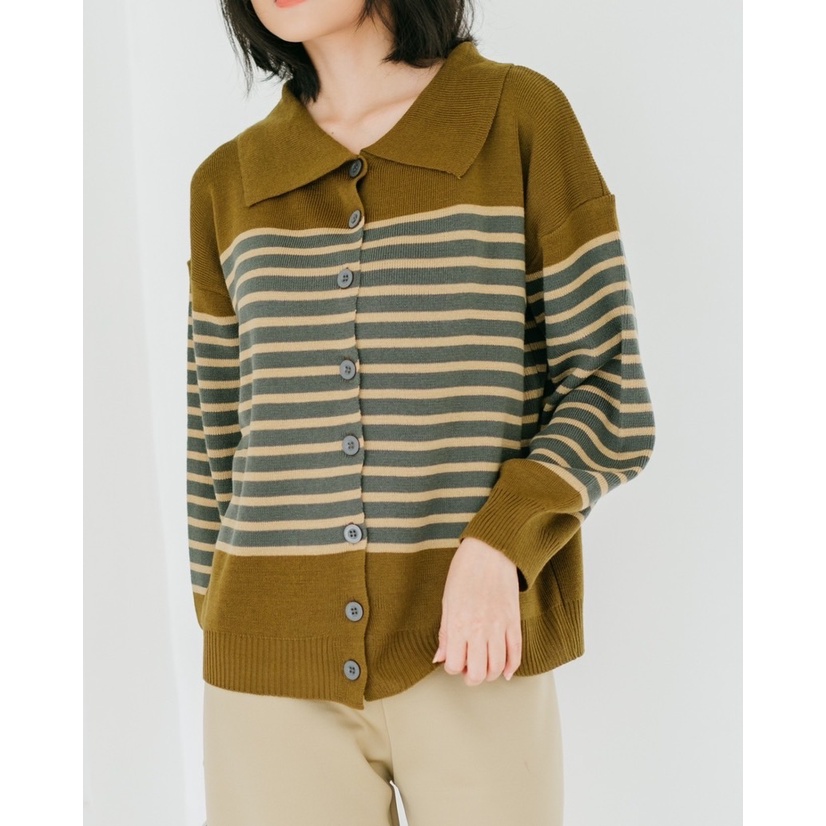 Myrubylicious PAIGE LONGSLEEVE | BAJU WANITA | LONGSLEEVE LENGAN PANJANG | LONGSLEEVE STRIPE