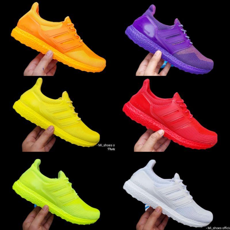 Sepatu Korea Adidas Impor Vietnam Ultraboost Stabilo cocok untuk senam sepatu korea kekinian