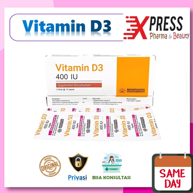 XPRESS  Vitamin D3 Novapharin 400 IU D 3 Nova Novaparin
