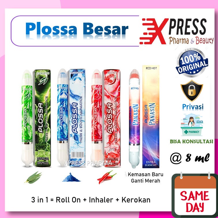 ⚡XPRESS⚡ Plossa Minyak Angin Fresh Gosok Roll On Inhaler Plosa Care