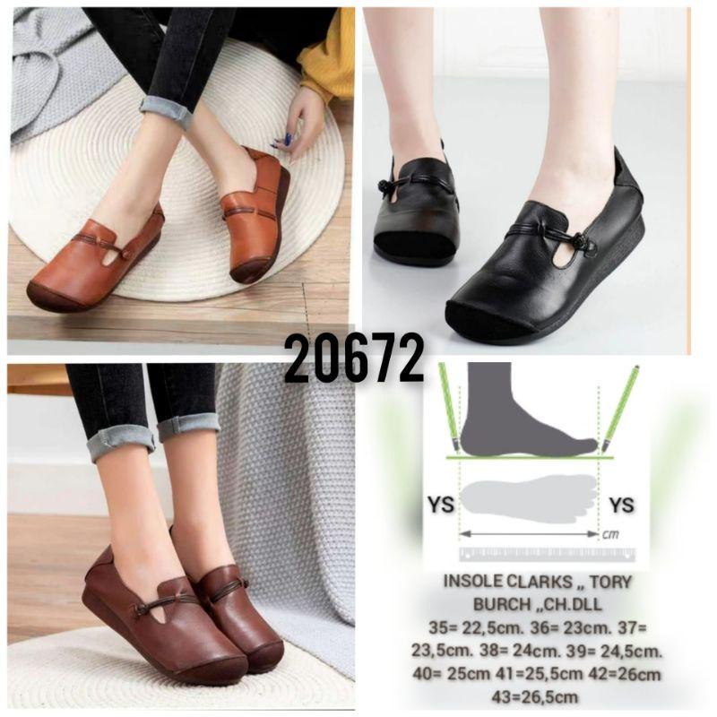 SEPATU CLARKS HN-20672 SEPATU WANITA SLIP ON