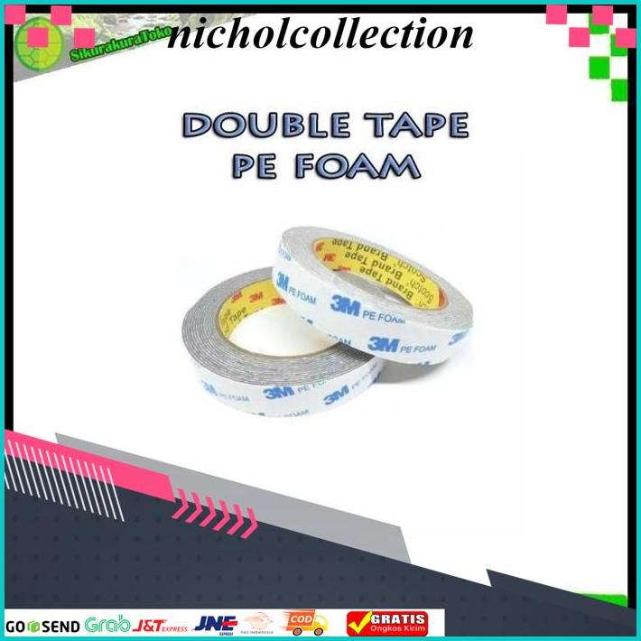 

DOUBLE TAPE 3M PE FOAM / SOLASI BOLAK BALIK 23 MM X 4.5 M 23MM X 4.5M HIGHT QUALITY