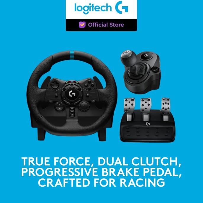 Logitech G923 True Force Wheel + Logitech Driving Shifter Bundling