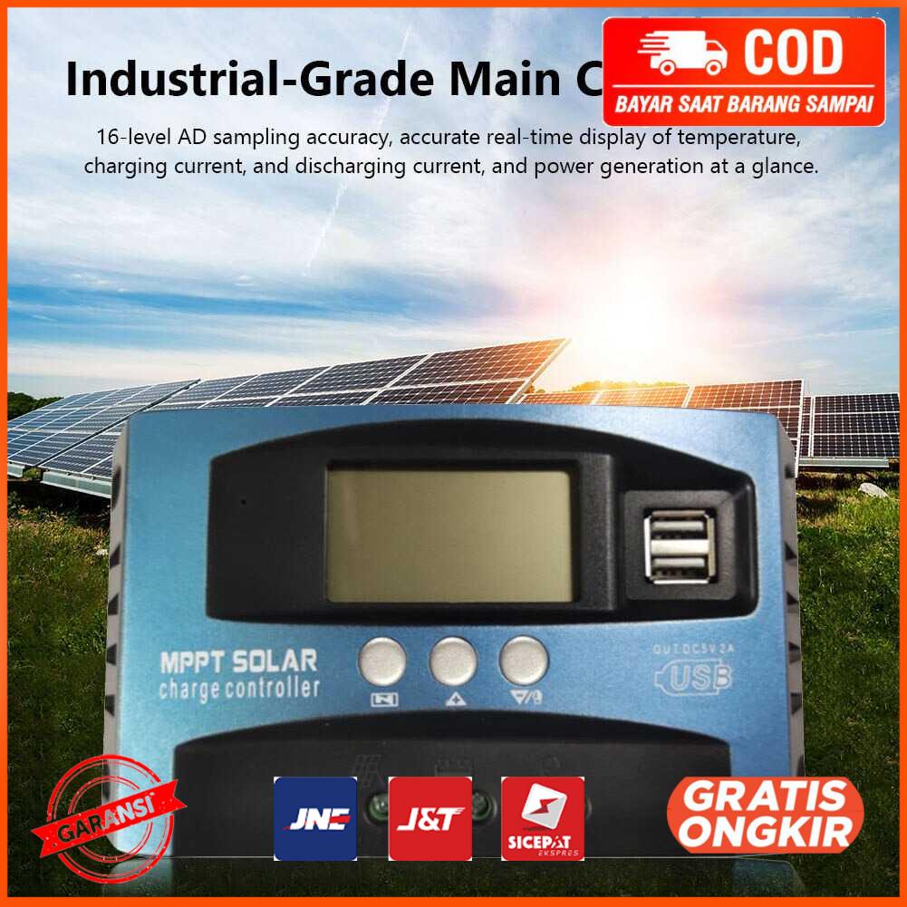 Solar Charger Controller Regulator Dual USB LCD 12 24V MPS36 30A