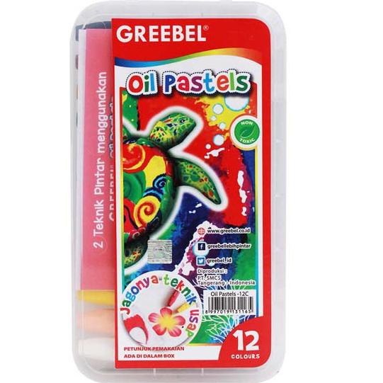 

Promo Minggu Ini♤ GREEBEL Oil Pastel / Krayon Greebel 12-55 528➣