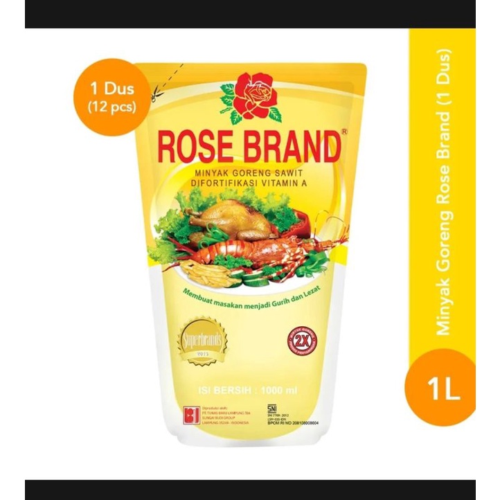 

Minyak Goreng Rose Brand 1 Liter