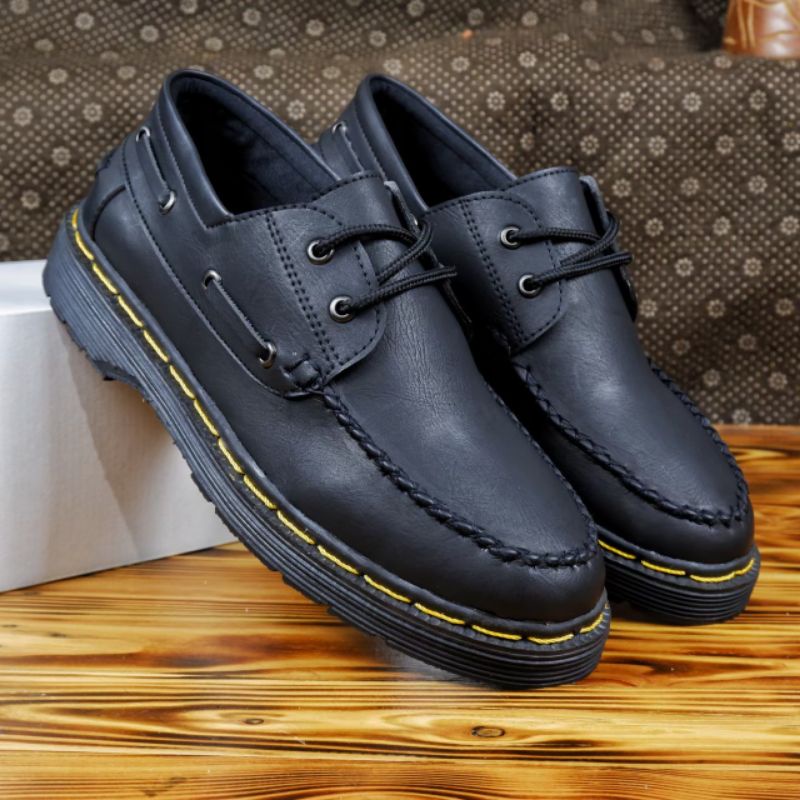 WOLF gogeta - Sepatu Pantofel Formal Docmart Low Boots Kerja Pria