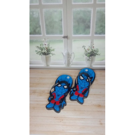 SANDAL ANAK PRIA/SANDAL KARAKTER SPIDERMAN