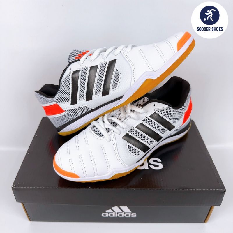 Sepatu Futsal Adidas Top Sala White Black IC