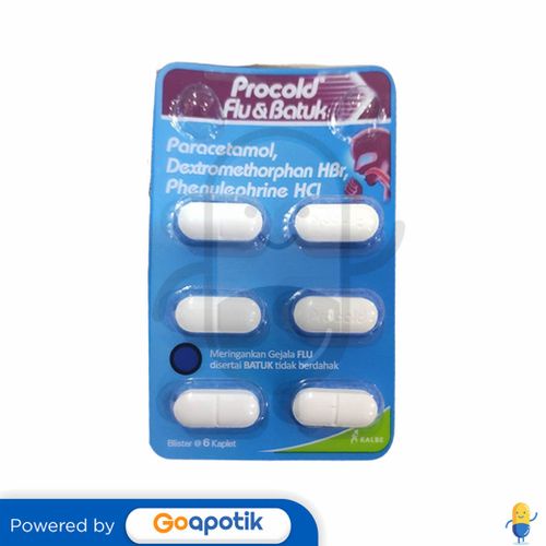 PROCOLD FLU DAN BATUK STRIP 6 KAPLET